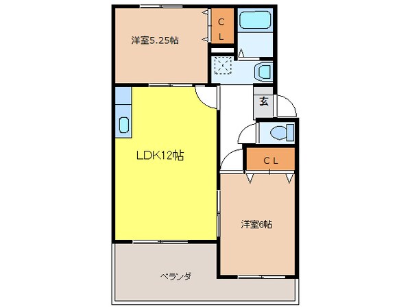 コアロード戸崎の物件間取画像